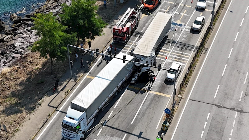 Karadeniz Sahil Yolu’nda zincirleme kaza; 1 ölü