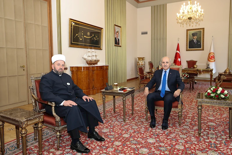 TBMM Başkanı Kurtulmuş, Karadağ İslam Birliği Başkanı Fejzic