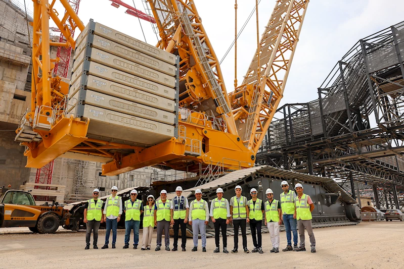 İş dünyasının temsilcileri Akkuyu NGS sahasını ziyaret etti