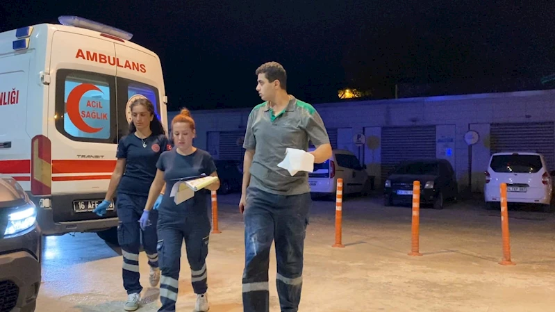 Bursa’da, orman ürünleri fabrikasında elini makineye kaptıran işçi yaralandı