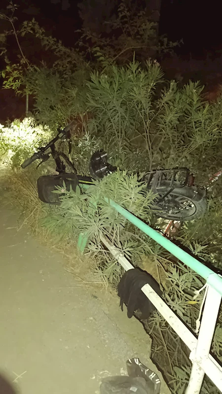 Osmaniye’de elektrikli bisiklet köprüden düştü: 1 ölü, 1 yaralı