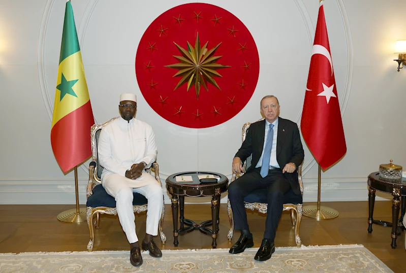İstanbul - Cumhurbaşkanı Erdoğan, Senegal Başbakanı Qusmane Sonko ile görüştü