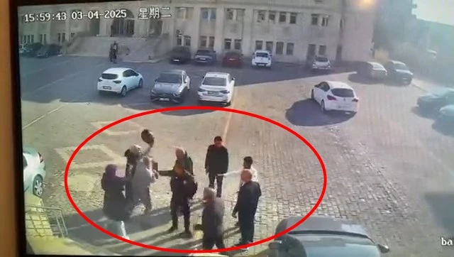 Mardin- Uzlaşma görüşmesi sonrası tekmeli-yumruklu kavga kamerada /Video eklendi 