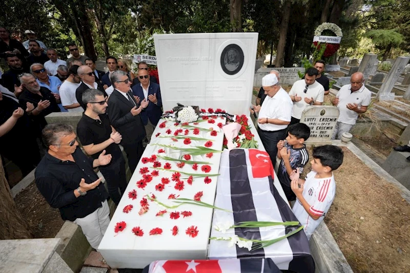 Beşiktaş, Süleyman Seba’yı kabri başında andı