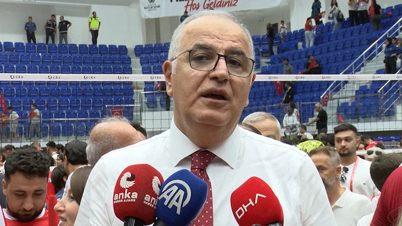 TVF Başkanı Üstündağ: Bu galibiyeti 6 Şubat depremini yaşayanlara armağan ediyoruz