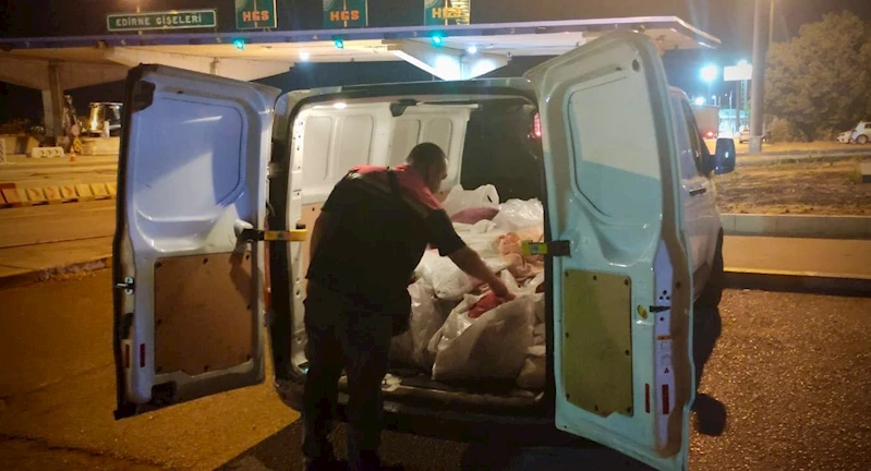 650 kilo kum midyesiyle yakalanan 3 kişiye 2 milyon lira ceza