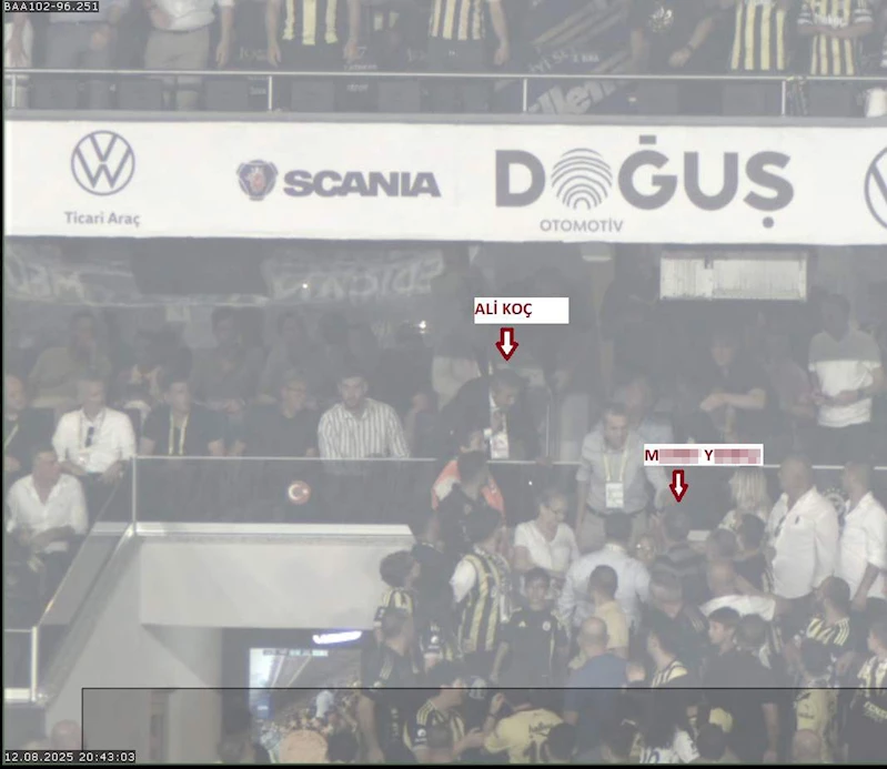 İstanbul - Fenerbahçe - Feyenoord maçında Ali Koç