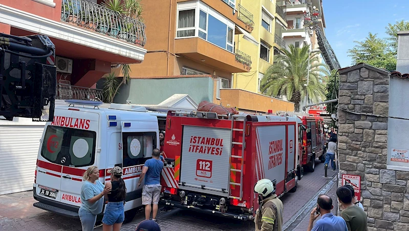 İstanbul -Beşiktaş’ta 5 katlı binada yangın 