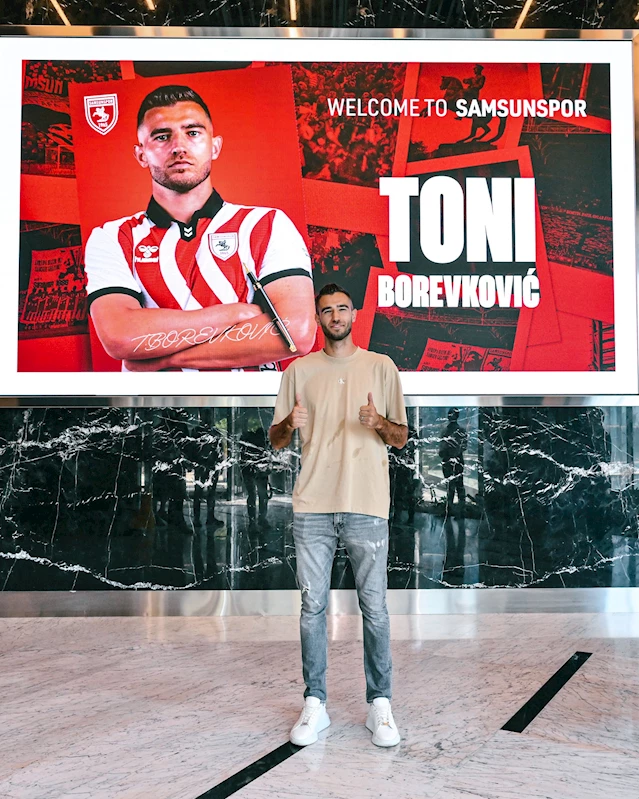 Samsunspor, Hırvat defans oyuncusu Toni Borevkovic ile sözleşme imzaladı
