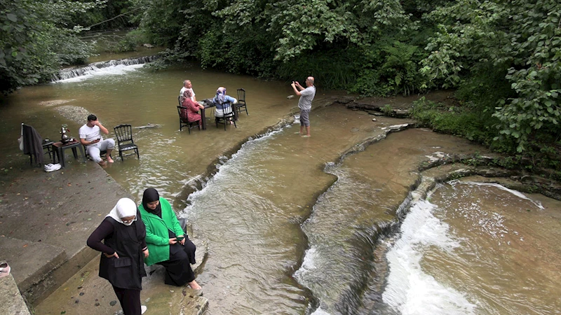 Turizmde ilçe halkının yüzünü güldüren şelale / Ek fotoğraflar