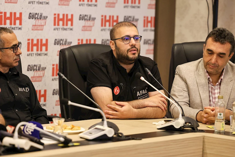 İHH 5’inci Ulusal Afet Yönetimi Tatbikatı basın toplantısı düzenledi
