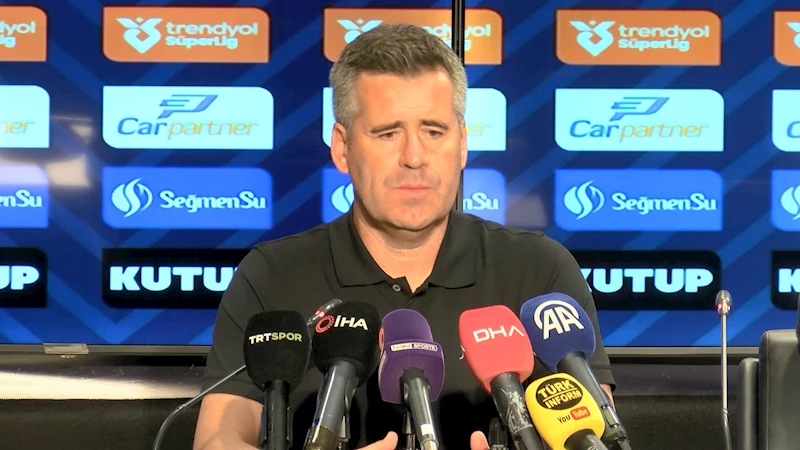 Gençlerbirliği - Antalyaspor maçının ardından