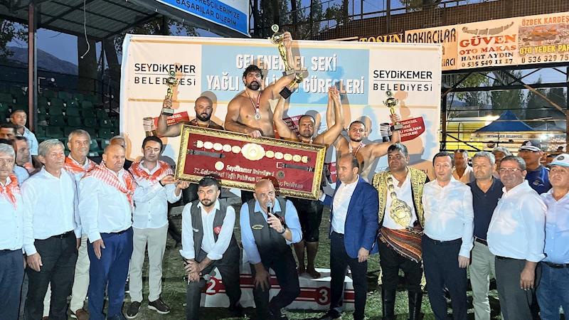 Seki Yağlı Güreşleri’nde Başpehlivan İsmail Koç oldu