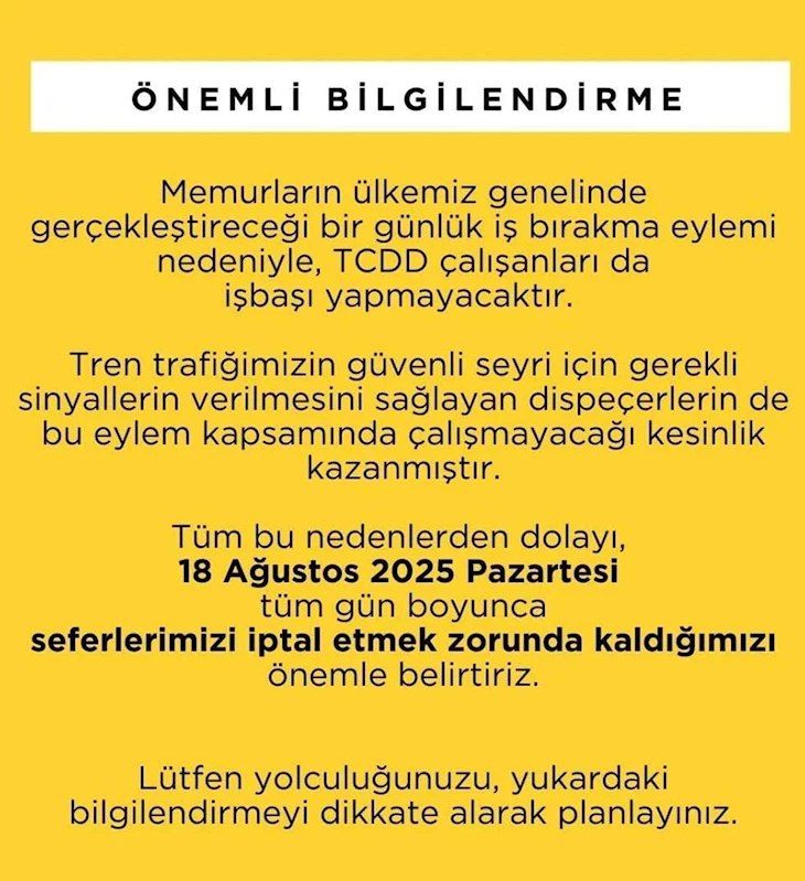 İZBAN seferleri, memurların iş bırakma eylemi nedeniyle iptal edildi / Ek fotoğraf