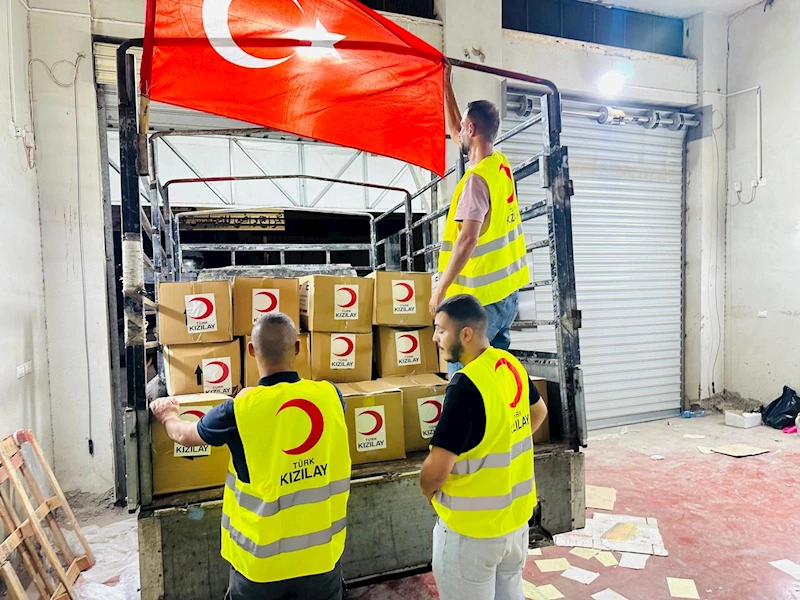Türk Kızılay’dan Batı Şeria’ya 1200 gıda kolisi