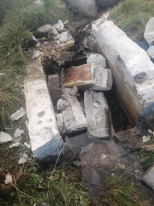 İlçenin içme suyu hattına bir haftada ikinci saldırı