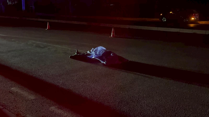 Otomobilin çarptığı yaya öldü 