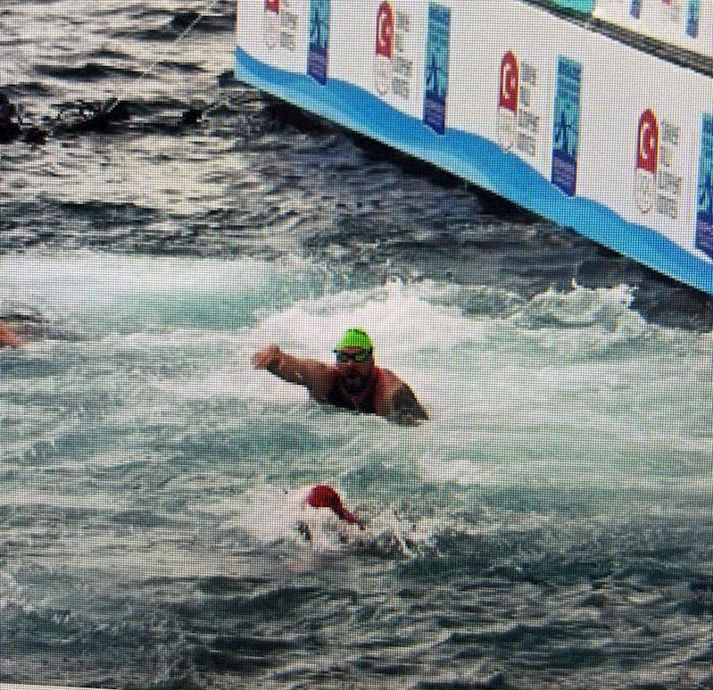 İstanbul - Rus yüzücünün yarış başlamadan önceki görüntüleri 