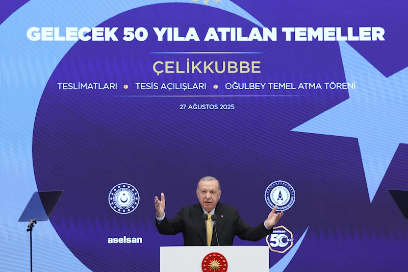 Erdoğan: Çelik Kubbe ile hava savunmasında artık farklı bir klasmana çıkacağız