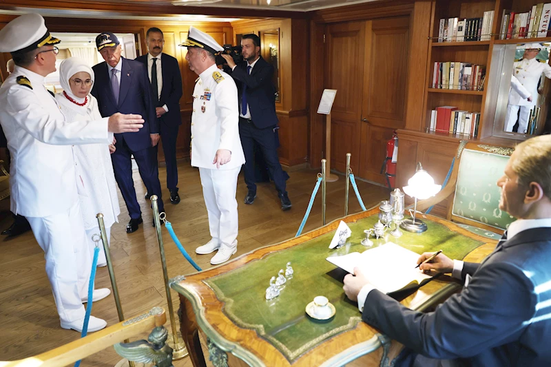 İstanbul - Cumhurbaşkanı Erdoğan, Savarona yatını ziyaret etti