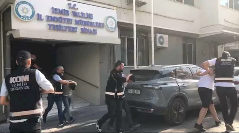 İzmir’de iş yeri ve araç kurşunlamaya 2 tutuklama