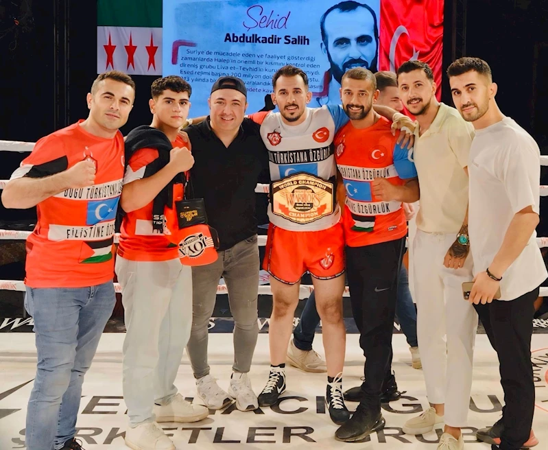 Altın Kemer Şampiyonu Mir Zahit Karabağ: Filistin ve Doğu Türkistan için dövüştüm