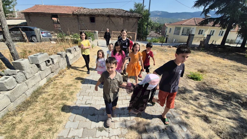 Amasya’da çocuklar yağmur duasına çıktı