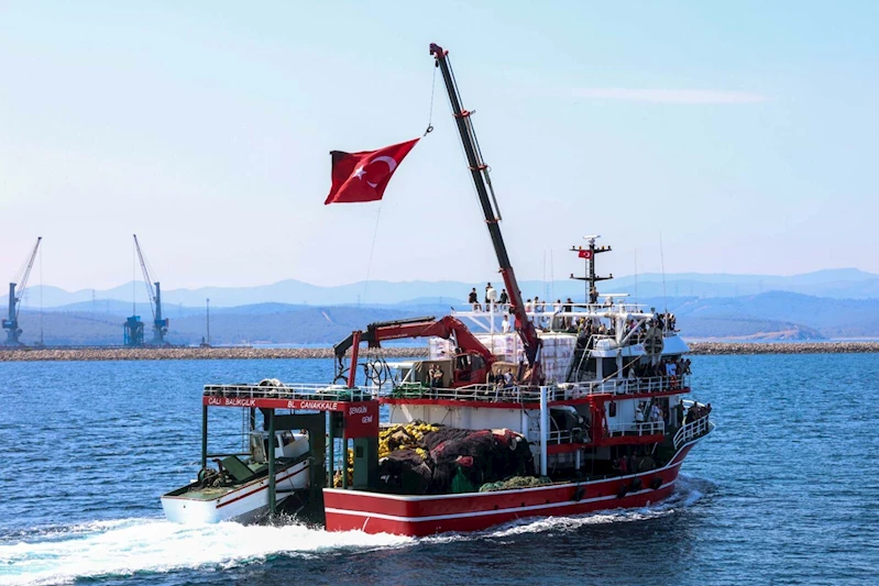 Çanakkale’de balıkçılar 