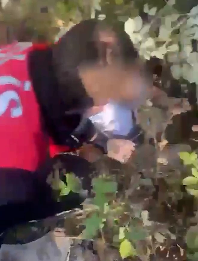 7 yıl hapisle aranan firari, takiple çalılar arasında yakalandı