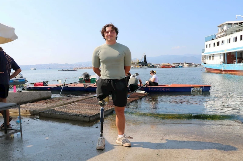Paralimpik sporcu, kendisi gibi engellileri spora teşvik ediyor