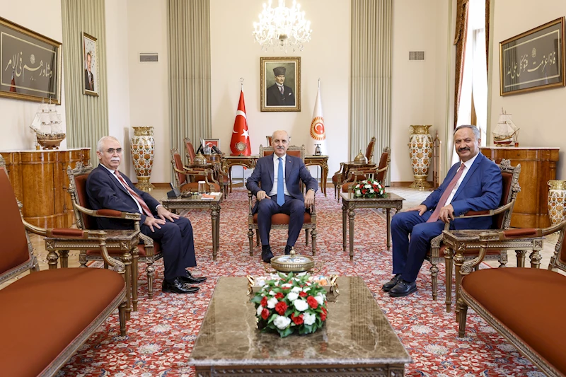 TBMM Başkanı Kurtulmuş, AYM Başkanı Özkaya