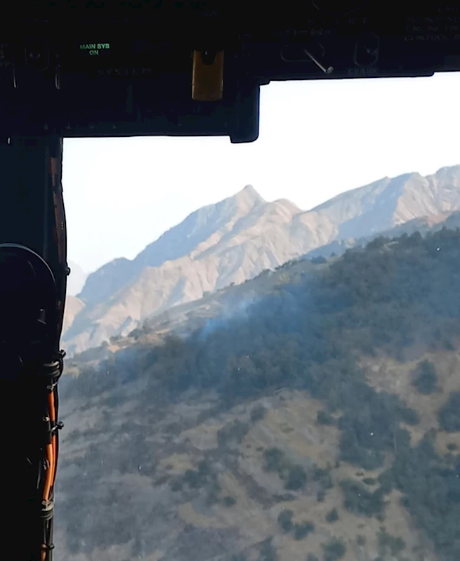 Şırnak’ta ormanda örtü yangını (2)