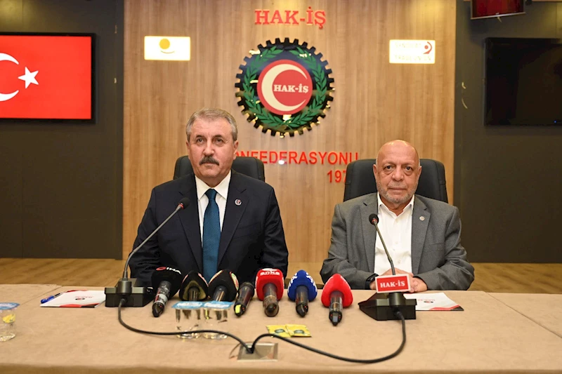 BBP Lideri Destici, HAK-İŞ Başkanı Arslan