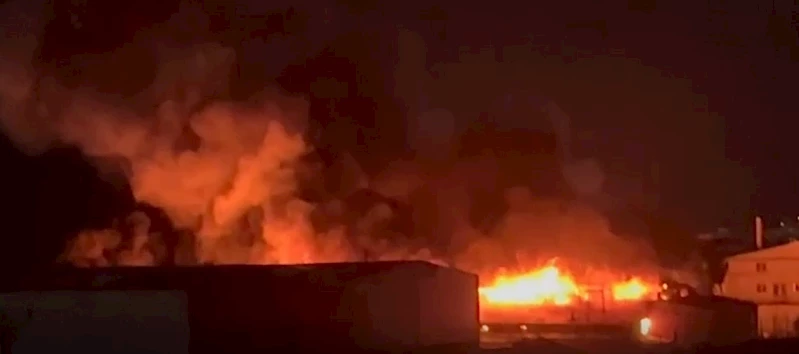 Çorum OSB’deki tekstil fabrikasında yangın