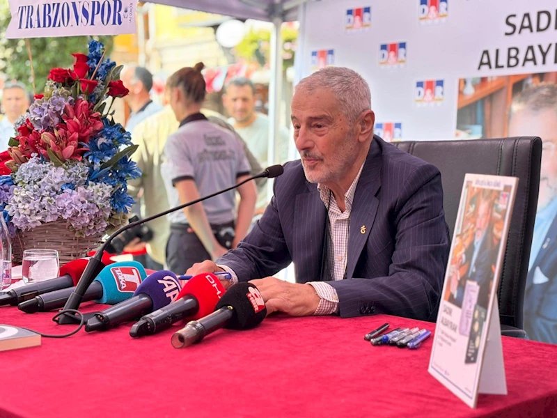Trabzon - Gazeteci-yazar Sadık Albayrak, okurlarıyla buluştu /Video eklendi 