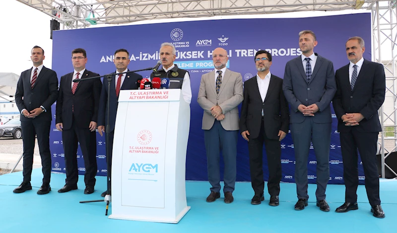 Bakan Uraloğlu: Ankara-İzmir arası seyahat süremiz 3,5 saate düşecek