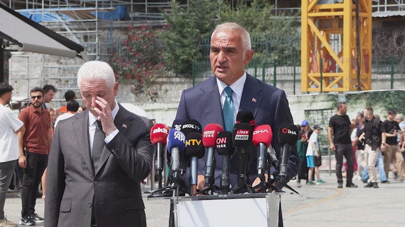 İstanbul- Bakan Ersoy: Restorasyonda deprem güvenliğinin sağlanması öncelikle önem arz etmekte