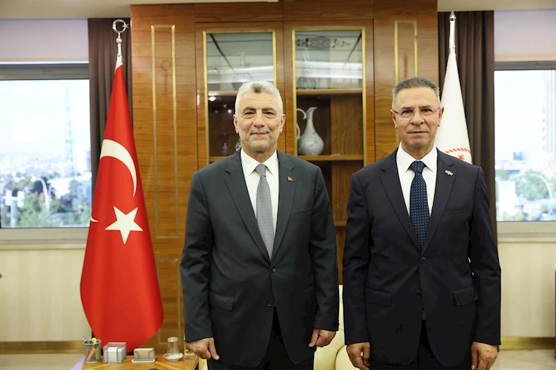 Filistin Büyükelçisi Mustafa’dan Bakan Bolat’a veda ziyareti