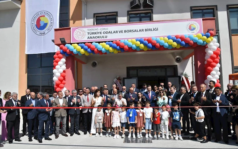 Tekirdağ - Hisarcıklıoğlu: TOBB olarak bugüne kadar 241 eğitim tesisini tamamladık /Video eklendi 