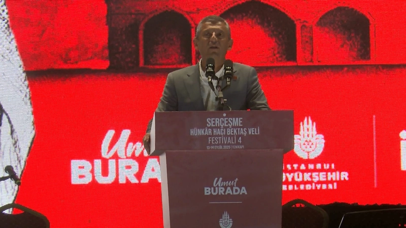 İstanbul - CHP Genel Başkanı Özel, Serçeşme Hünkar Hacı Bektaş Veli Festivali