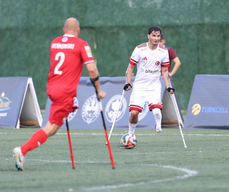 EAFF 2025 Ampute Futbol Uluslar A Ligi Türkiye: 2 Polonya: 4