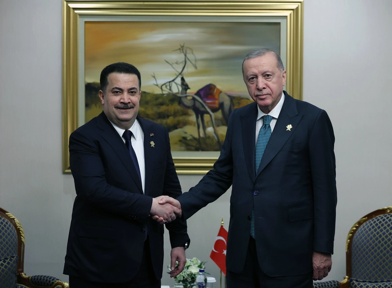 Cumhurbaşkanı Erdoğan, Irak Başbakanı Sudani ile görüştü