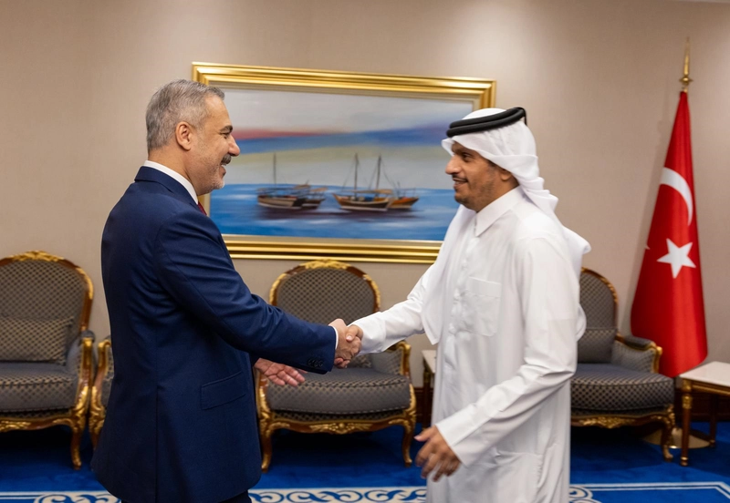 Bakan Fidan, Katar Başbakanı Al Sani ile bir araya geldi