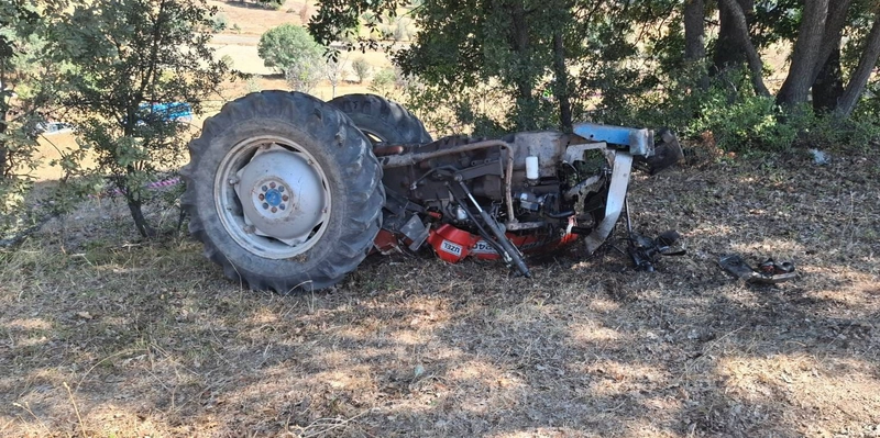 Tokat’ta traktör takla attı: 1 ölü