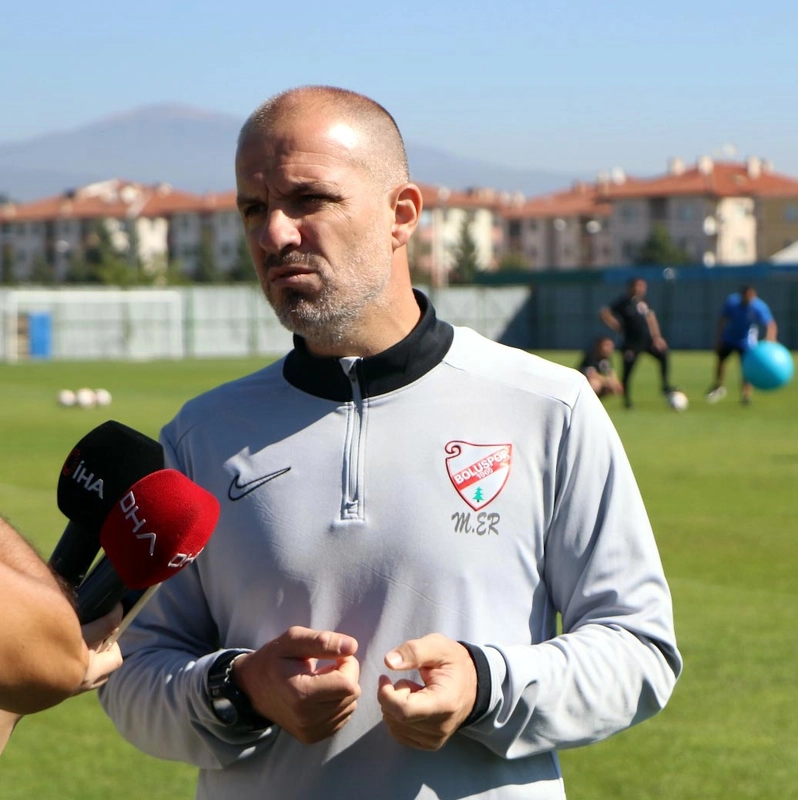 Boluspor Teknik Direktörü Er: Yüksek hedefler koymadan ilerlemek istiyoruz
