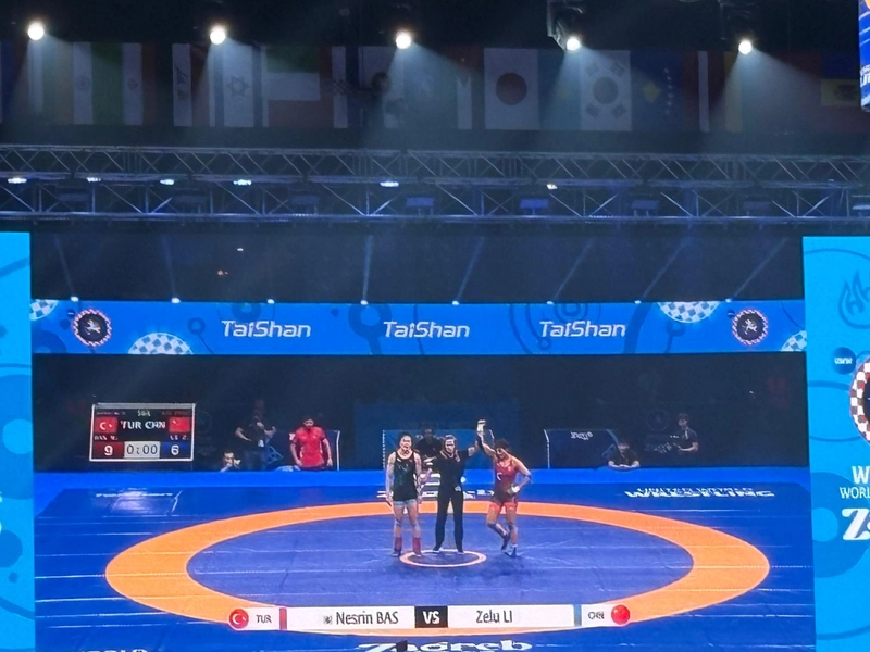 Nesrin Baş, Dünya Güreş Şampiyonası’nda finale çıktı / Ek fotoğraf eklendi