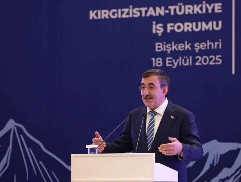 Cumhurbaşkanı Yardımcısı Yılmaz, Kırgızistan-Türkiye İş Forumu