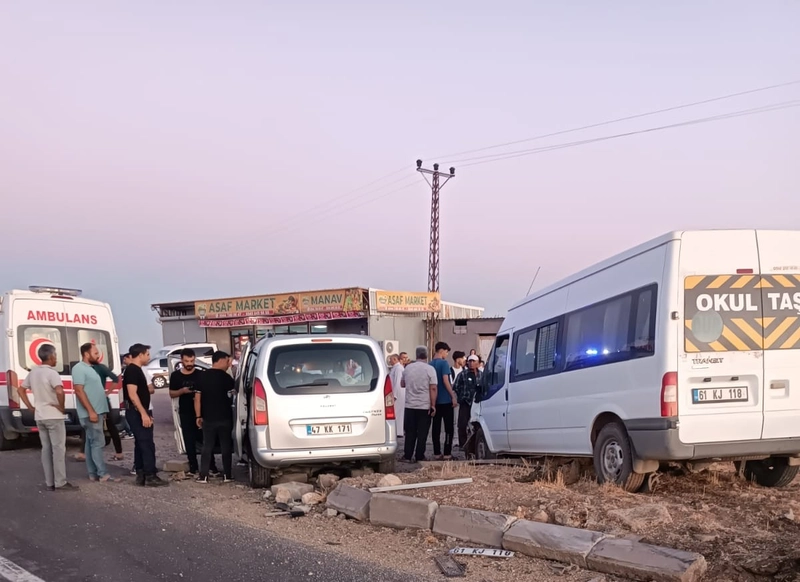 Mardin’de zincirleme kaza; 9 yaralı