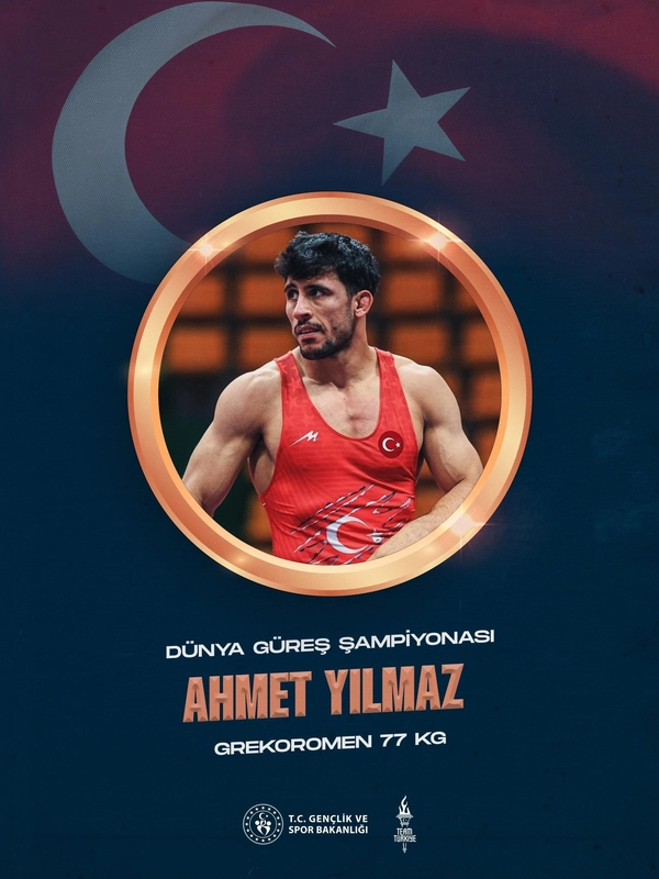 Ahmet Yılmaz, dünya üçüncüsü oldu