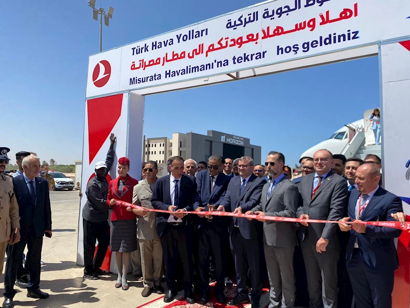 Türk Hava Yolları, Mısrata’ya yeniden uçmaya başladı
